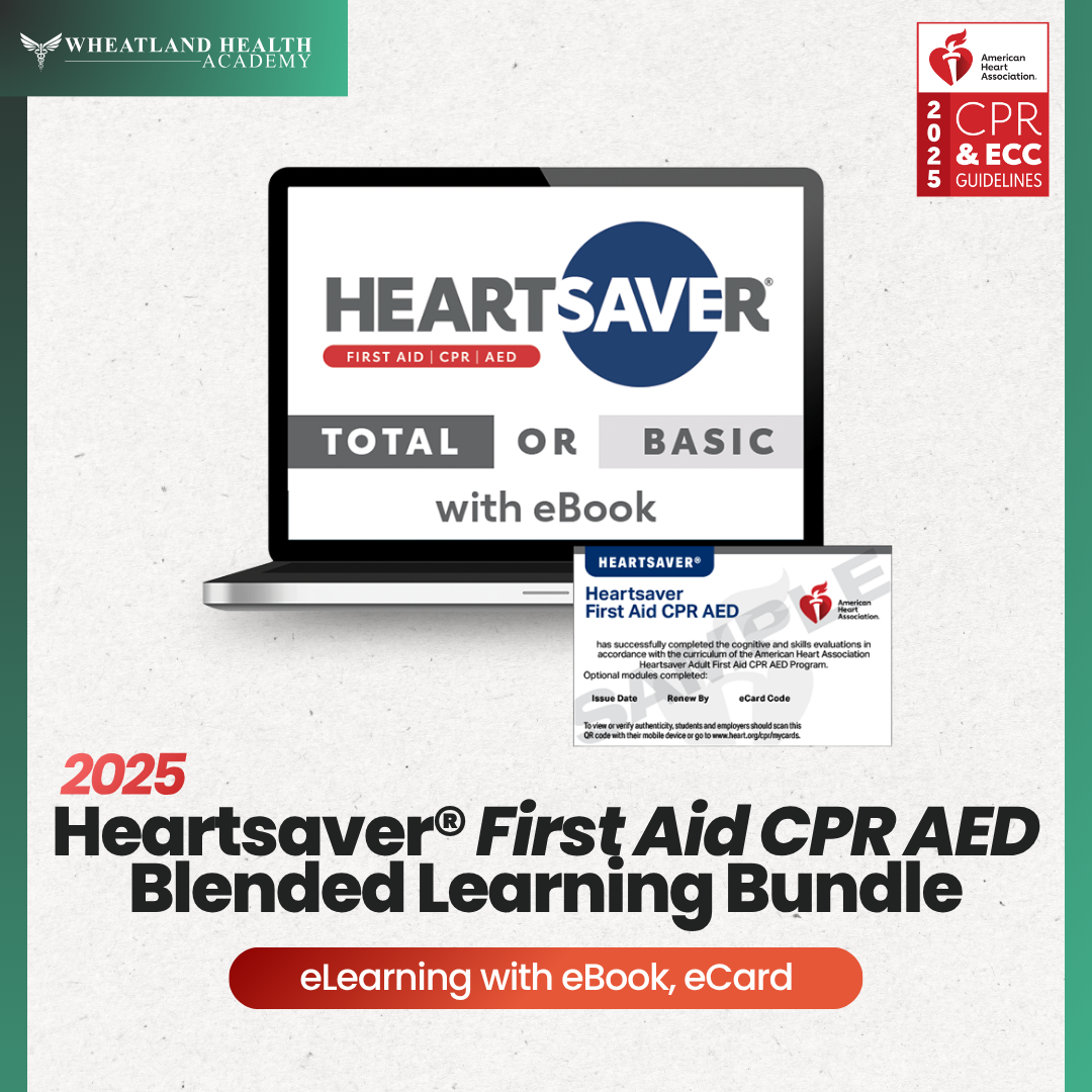 Heartsaver First Aid CPR AED Blended learning Bundle (eLearning, eBook ...